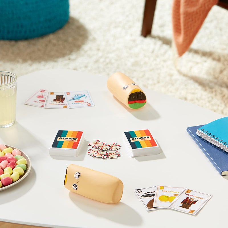 Exploding Kittens Throw Throw Burrito 2-6 Players - Ages 7+ - 15 Minutes to Play - Dodgeball Card Game - Party Game, Family Game Night, Kid and Adult Card Game - Image 2