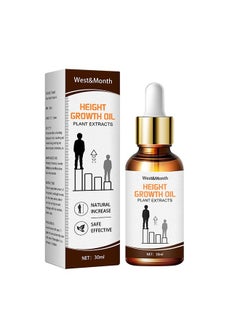 Height growth oil plant extracts 30ml, Reactivates Bone Growth, Protect Joints, Better Blood Circulation, Natural Plant Ingredients, Activate The Meridians of The Feet High growth oil