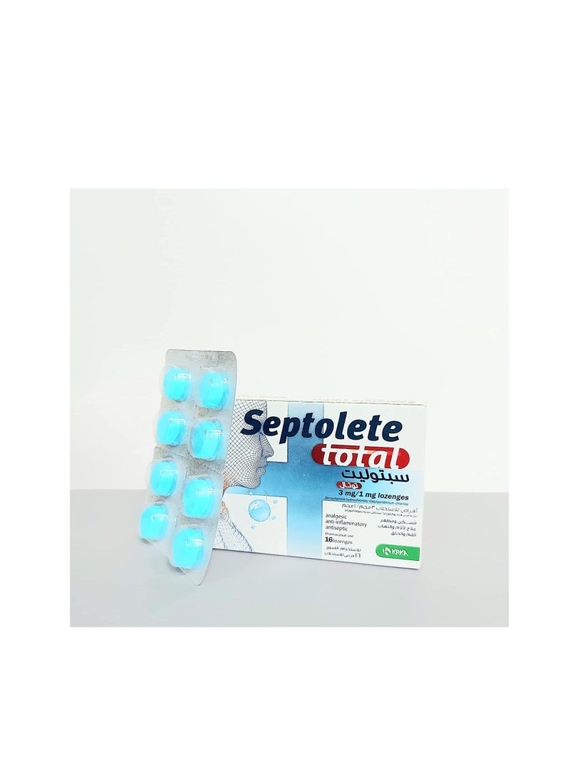 SEPTOLETE - Septolete Total 3Mg/1Mg Lozenges 16s - Image 1