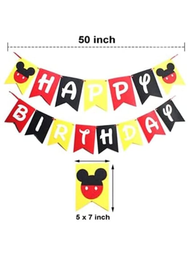 بارتي تايم ميكي ماوس موضوع زينة عيد الميلاد - Image 2