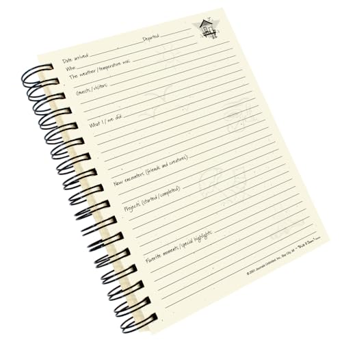 Write it Down series by Journals Unlimited, Guided Journal, R and R, A Lake House Journal, Full-size 7.5"x 9", Kraft Hard Cover, Made in USA - Image 4