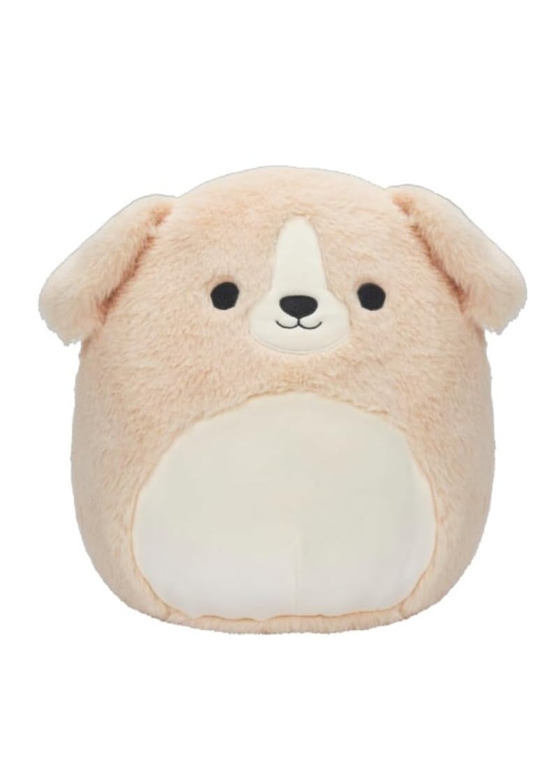 Squishmallows Rare Fuzz-a-Mallows 12-Inch Stevon The Golden Retriever Dog Puppy Plush - Image 1