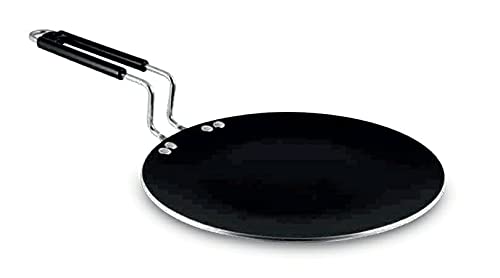 CLASSIC ESSENTIALS Concave Chapati Tawa 27 cm Black (4MM Thickness) - Image 1