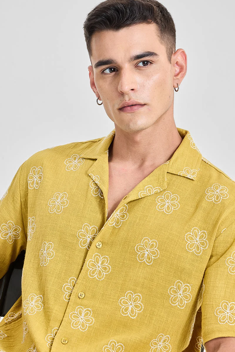 SNITCH Embroidered 100% Cotton Shirt