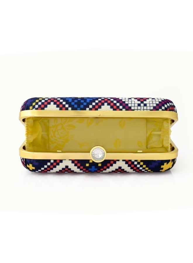 Clutch Purse for Women, Soft & Lightweight Evening Clutch for Weddings, Proms, Cocktail Blue - Image 5