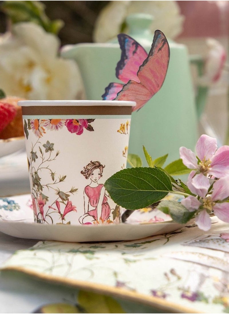 Talking Tables - Butterfly & Fairy Paper Cups - 12 pack - Image 1