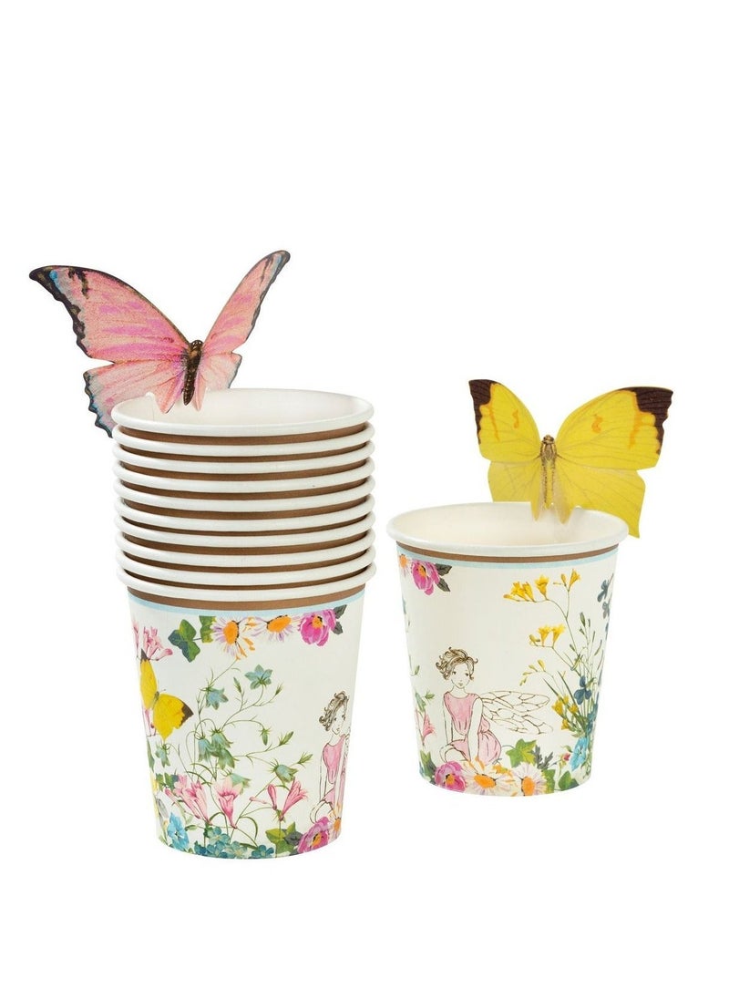 Talking Tables - Butterfly & Fairy Paper Cups - 12 pack - Image 1