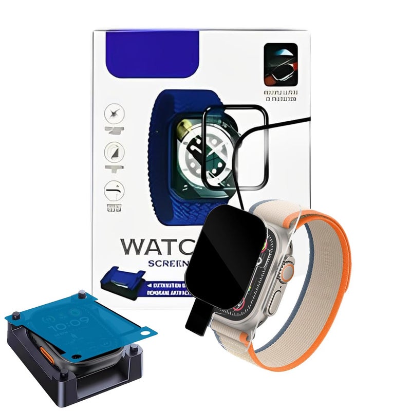 NEXT STORE Apple Watch Ultra / Ultra 2 49mm Full-Coverage 9H Tempered Glass Screen Protector - Image 3