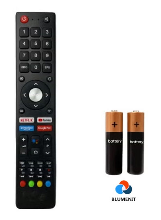 BLUMENiT M&S Remote Control for LED LCD TV Compatible with BBL - Please Match the Picture with Your Existing Remote Before Placing Order - Includes Battery - Image 1