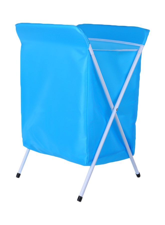NIBEMINENT Foldable Oxford Fabric Laundry Basket With Removable Liner Blue 59.5x5x14.5centimeter - Image 1