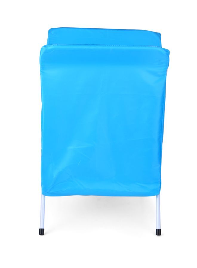 NIBEMINENT Foldable Oxford Fabric Laundry Basket With Removable Liner Blue 59.5x5x14.5centimeter - Image 3
