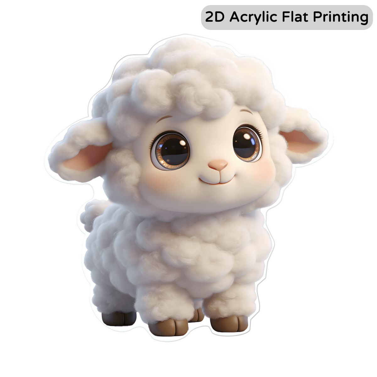A Cute Little Sheep Pattern Fridge Magnet In Color A For Fun Animal Lovers Gift