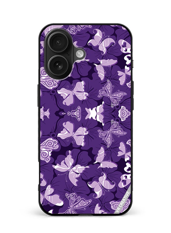 VR CREATIVE Protective Case Cover For Apple iPhone 16 Mix Pattern Design Multicolour