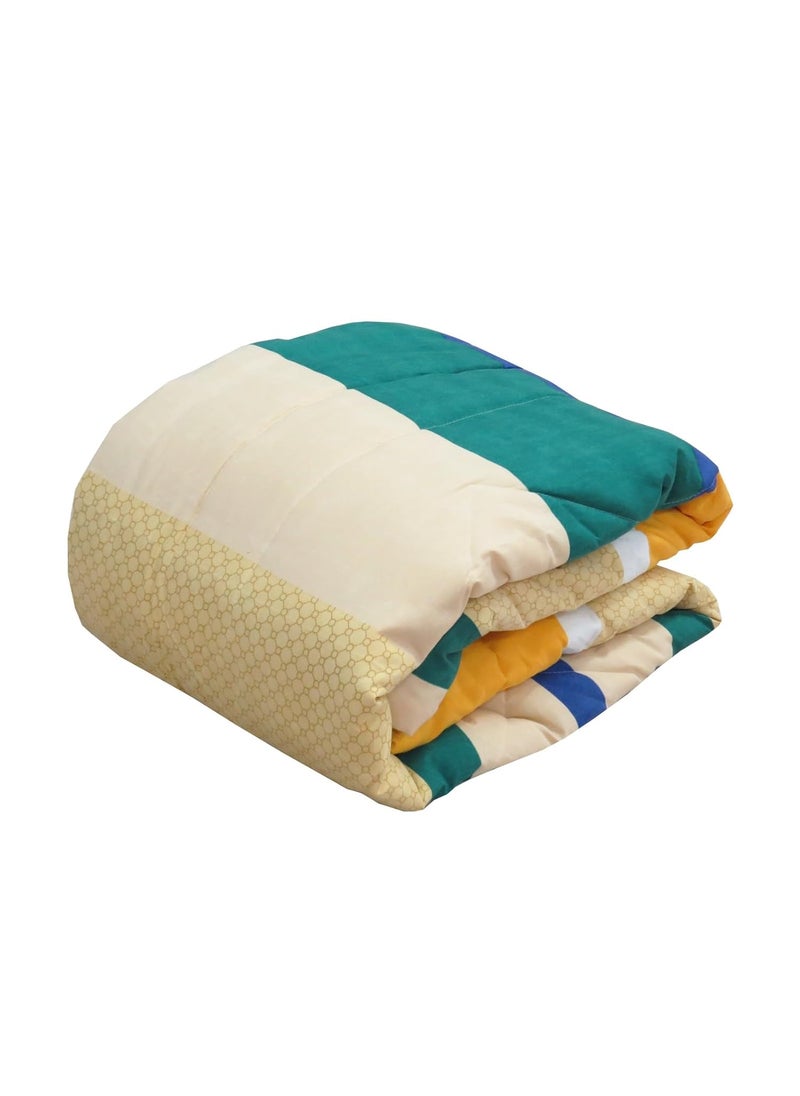 KIHOME KIHOME 300 GSM Reversible AC ComforterBlanketQuiltDuvets for Summer Single Size Bed 160 X 225 cmVacuum PackedYellow Green  - Image 2