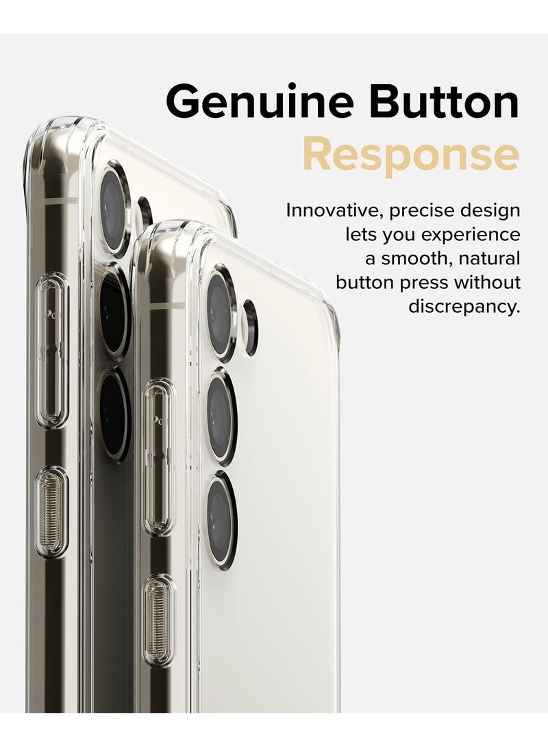 Bills Samsung Galaxy S23 PLUS Case - Crystal Clear Soft TPU Slim Anti-Shock Transparent Back Cover with Reinforced Bumper Corners for Ultimate Protection - Image 5