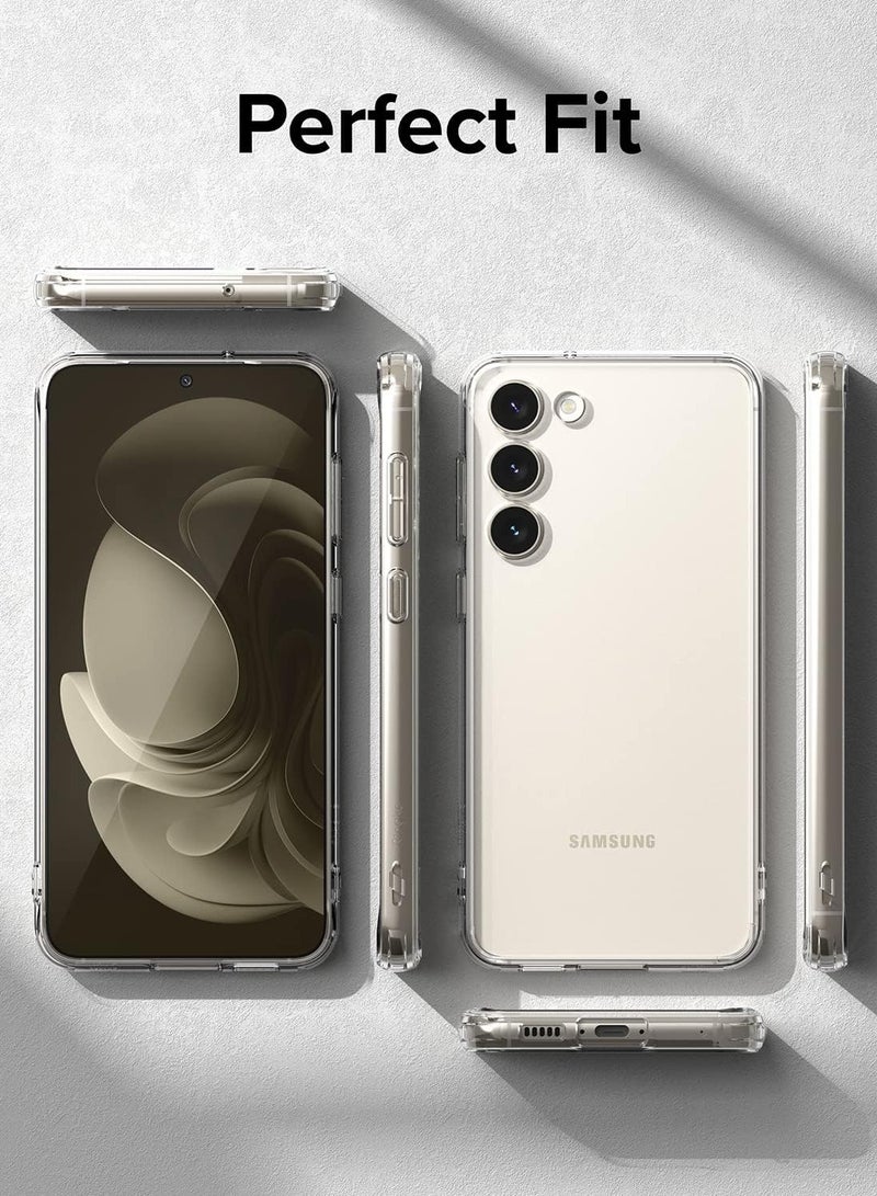 Bills Samsung Galaxy S23 PLUS Case - Crystal Clear Soft TPU Slim Anti-Shock Transparent Back Cover with Reinforced Bumper Corners for Ultimate Protection - Image 2