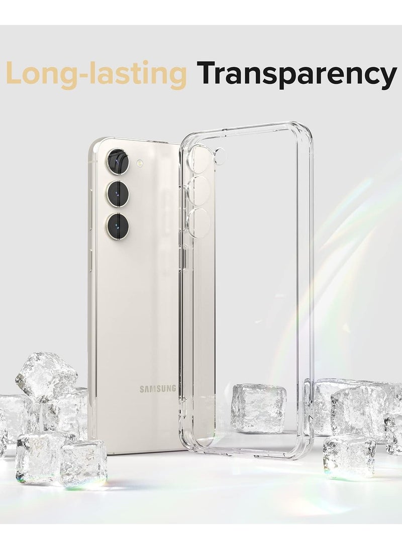Bills Samsung Galaxy S23 PLUS Case - Crystal Clear Soft TPU Slim Anti-Shock Transparent Back Cover with Reinforced Bumper Corners for Ultimate Protection - Image 3