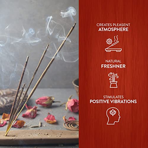 HEM Red Rose Premium Incense Sticks – (120 Sticks, 6 Boxes Inside) - 9 Inches Long,Dispel Negativity, Induce Relaxing Sleep, Spiritual Strength, Aromatherapy, and Strengthen Meditation Practices. - Image 3