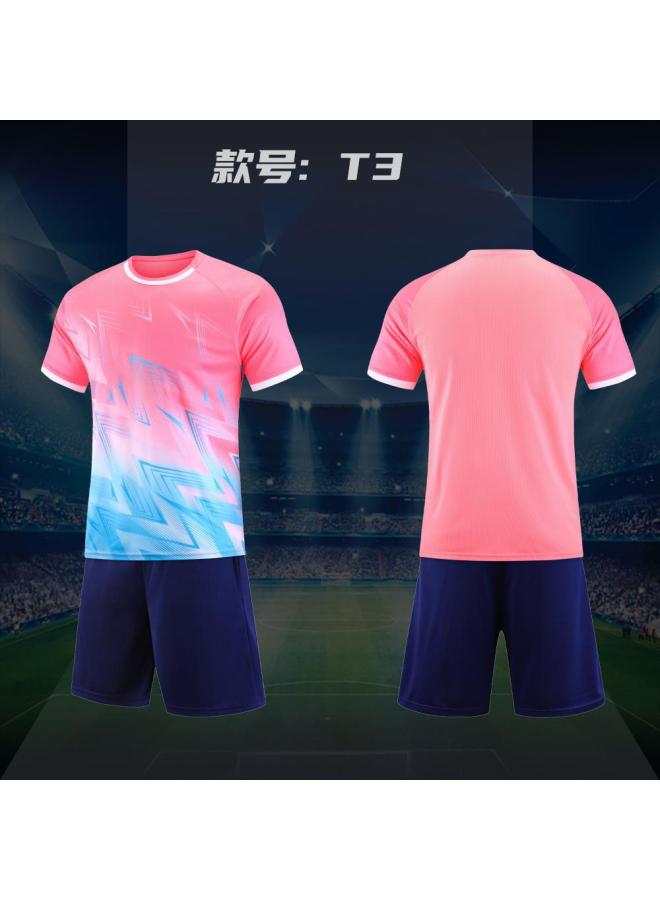 New Football Suit Adult Children Student Volleyball Compeion Training Suit Club Training Class Jersey Single Top