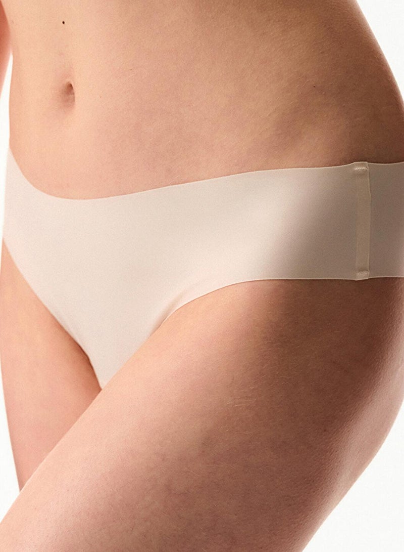 Penti Women's Laser Cut Brazilian - Cream Pink - Image 1