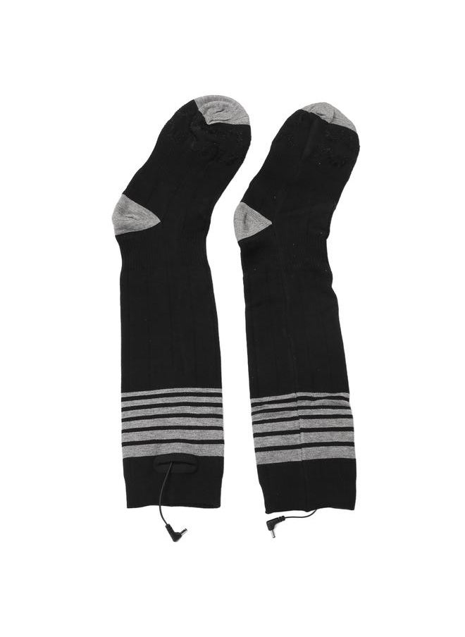 Thoraya Heated Socks Double Layer Cold Proof Long Tube Heating Socks 2200mAh Electric Heated Socks for Men Women  - Image 2