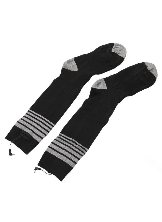 Thoraya Heated Socks Double Layer Cold Proof Long Tube Heating Socks 2200mAh Electric Heated Socks for Men Women  - Image 3