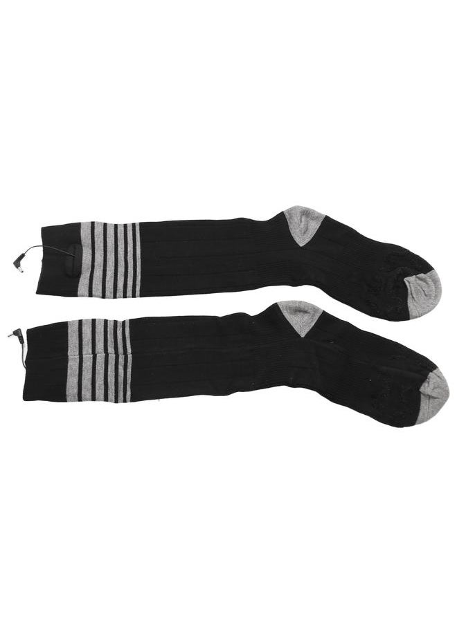 Thoraya Heated Socks Double Layer Cold Proof Long Tube Heating Socks 2200mAh Electric Heated Socks for Men Women  - Image 4
