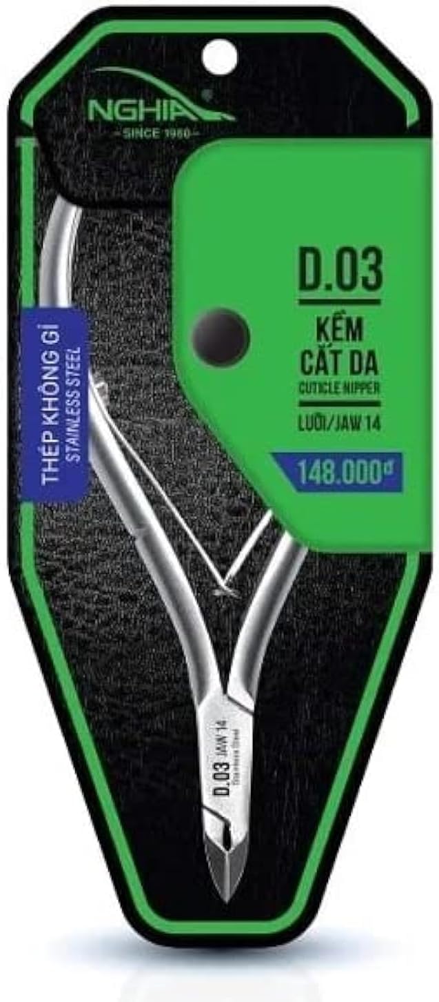 NGHIA مقصات الجلد NGHIA 16 فك (6.5 مم) - أنواع متعددة #D-01 إلى #D-05 (#D-03)