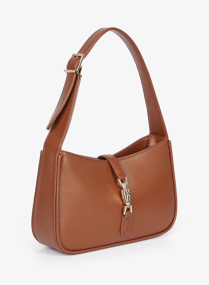Cuple Long strap faux leather shoulder handbag - Image 2
