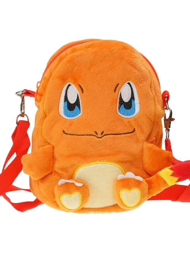 Psyduck, Eevee, and Charmander Plush Crossbody Bag  - Image 1