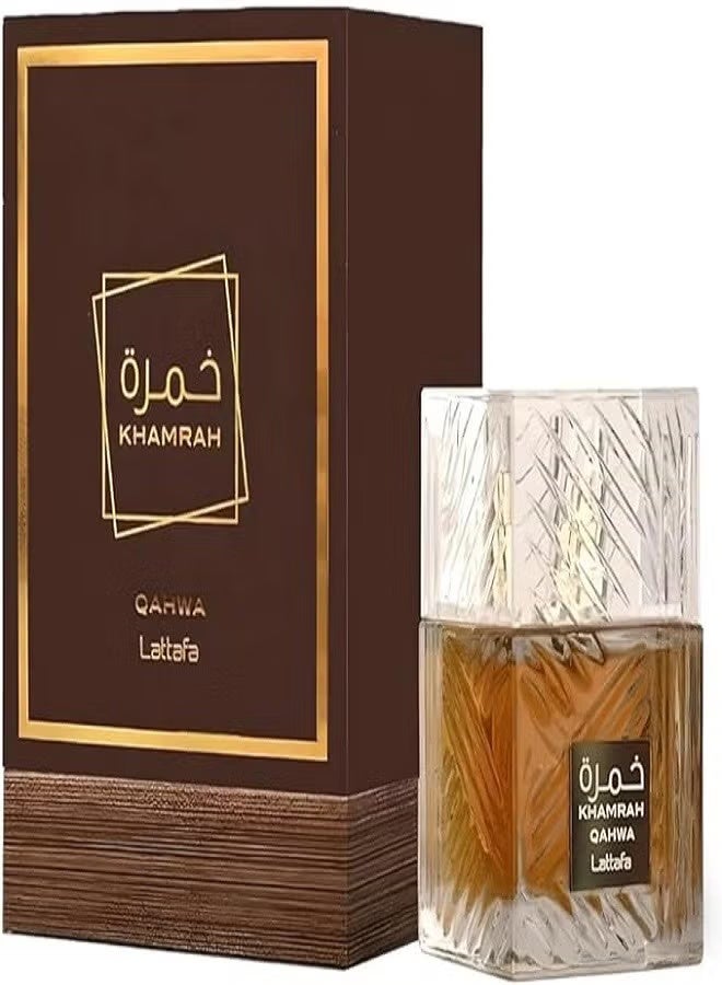 Lattafa Khamrah Qahwa Eau De Parfum for Unisex - 100ml - Image 1