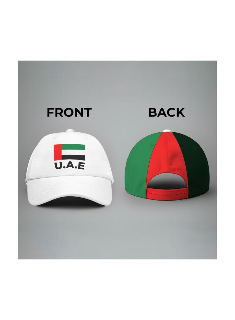 Generic UAE National Day Pack of 3 Kids Combo Pack – Includes UAE Flag Cap, Handheld Flag, and UAE Button Badge – Perfect for National Day Events, and Celebrations  - Image 3