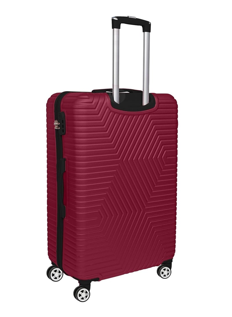 TrekKit Lightweight Luggage Set of 3 Bag - 3 Sizes Hardshell Suitcase Spinner Luggage for Travel | ABS Luggage with 4 Spinner Wheels (Red, Set of 3) - pzsku/Z1CBEFFAFAB39C4A9445FZ/45/_/1737589584/a8a3e0f1-cfd9-45f6-9128-bc608decc5ca