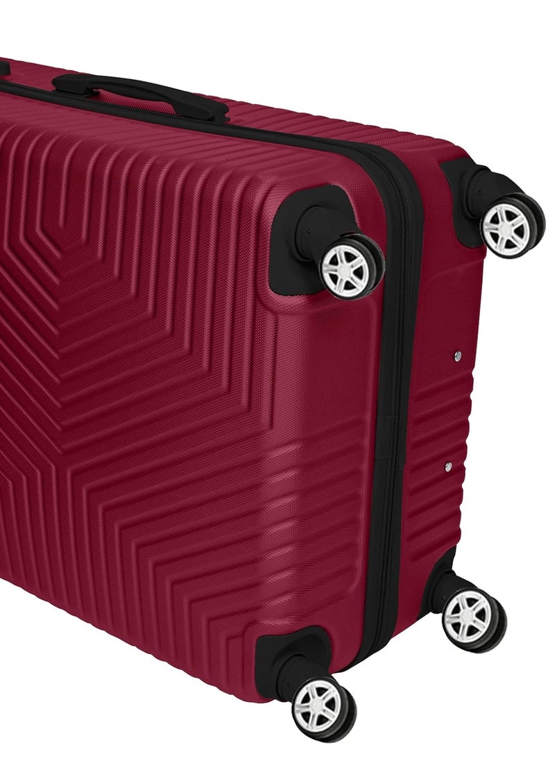 TrekKit Lightweight Luggage Set of 3 Bag - 3 Sizes Hardshell Suitcase Spinner Luggage for Travel | ABS Luggage with 4 Spinner Wheels (Red, Set of 3) - pzsku/Z1CBEFFAFAB39C4A9445FZ/45/_/1737589635/ecf64aa7-10fc-411c-af2f-02a5d064ea60