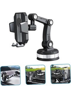 Qasul Telescopic In-Car Phone Holder 360 Degree Special Gel Reinforced Phone Holder with Large Suction Cup  - Image 1