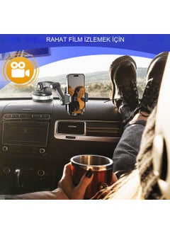 Qasul Telescopic In-Car Phone Holder 360 Degree Special Gel Reinforced Phone Holder with Large Suction Cup  - Image 2