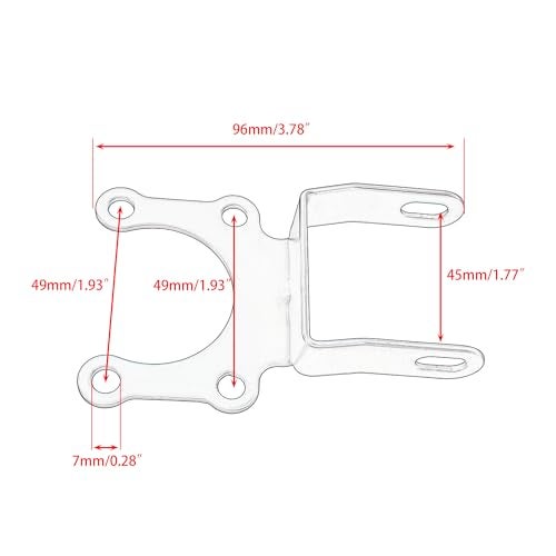 ABCERRSI Surron Headlight Bracket,Dirt Bike Headlamp Mount Bracket for Light Bee X/S Segway X160/X260 Talaria Sting MX3/R MX4 - Image 2