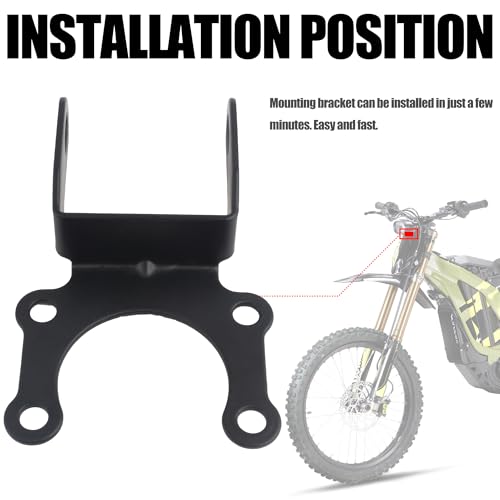 ABCERRSI Surron Headlight Bracket,Dirt Bike Headlamp Mount Bracket for Light Bee X/S Segway X160/X260 Talaria Sting MX3/R MX4 - Image 5