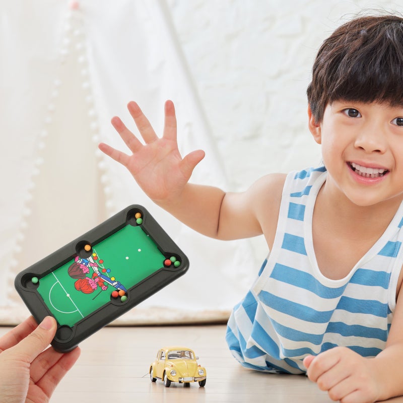 4 Sets Mini Pool Table Game Billiards Table Pool Table Set Portable Tabletop Games - Image 3