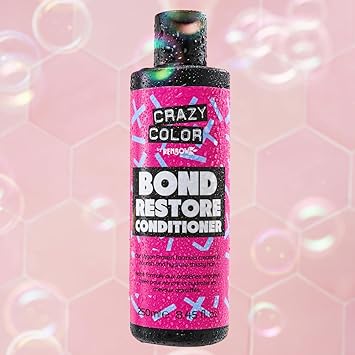 Crazy Color Bond Restore Conditioner for Dry Damaged Hair Bleached Coloured Broken Curly or Frizzy Hair Vegan Cruelty Sulphate Free 250ml - Image 2