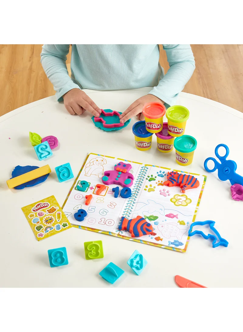 Play-Doh School Activities Set, Preschool Toys for Kids 3 Years and Up, Back to School Classroom Gifts