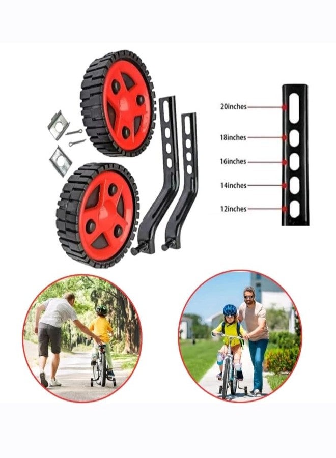 Neemo Training Wheels with Mounting Brackets, Yellow and Black, Universal Fit for Kids Bicycle - Image 3