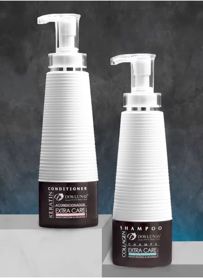 DOS LUNAS Keratin hair care conditioner low in sulfate 500 ml  - Image 3