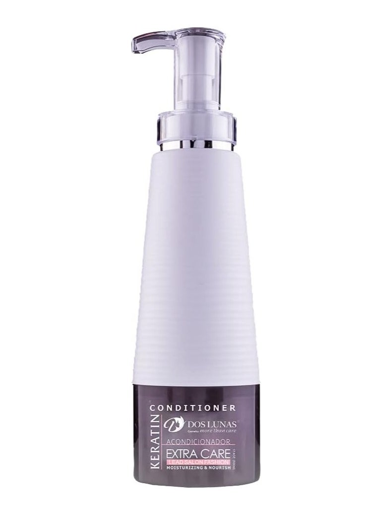 DOS LUNAS Keratin hair care conditioner low in sulfate 500 ml  - Image 2