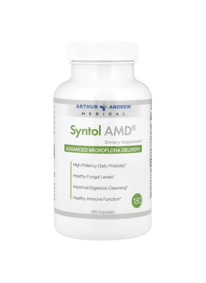 Arthur Andrew Medical Arthur Andrew Medical, Syntol AMD®, Advanced Microflora Delivery, 180 Capsules  - Image 1