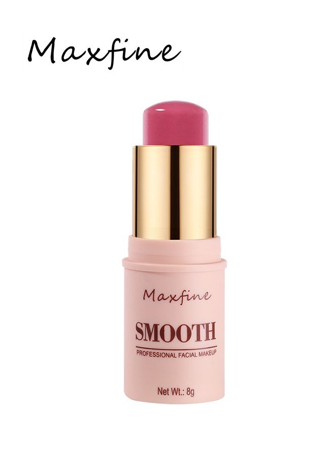 Maxfine Smooth Professional Facial Makeup,Cheeks & Lips and Eyes, 3  in 1 Creamy Blush,Moisturizing and Delicate Long Lasting Makeup Retention (#01)  - Image 1