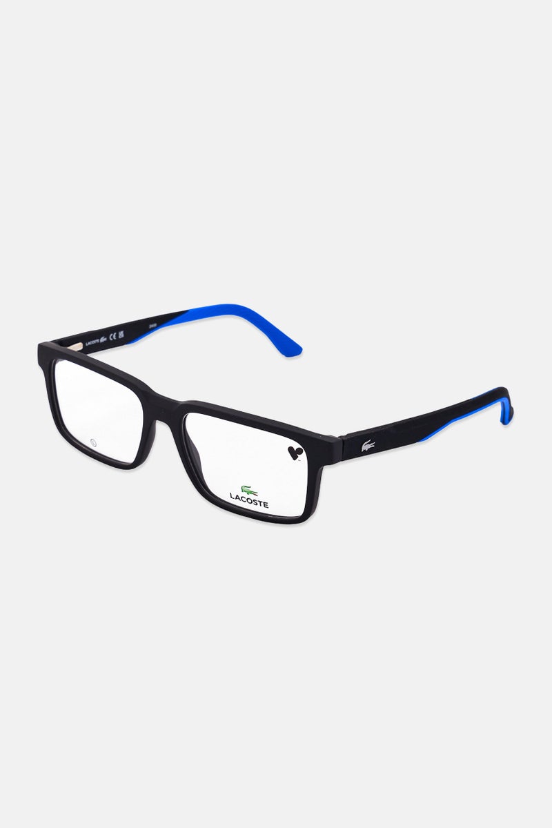 LACOSTE Men L2922 Rectangle Eyeglasses, Black - Image 3