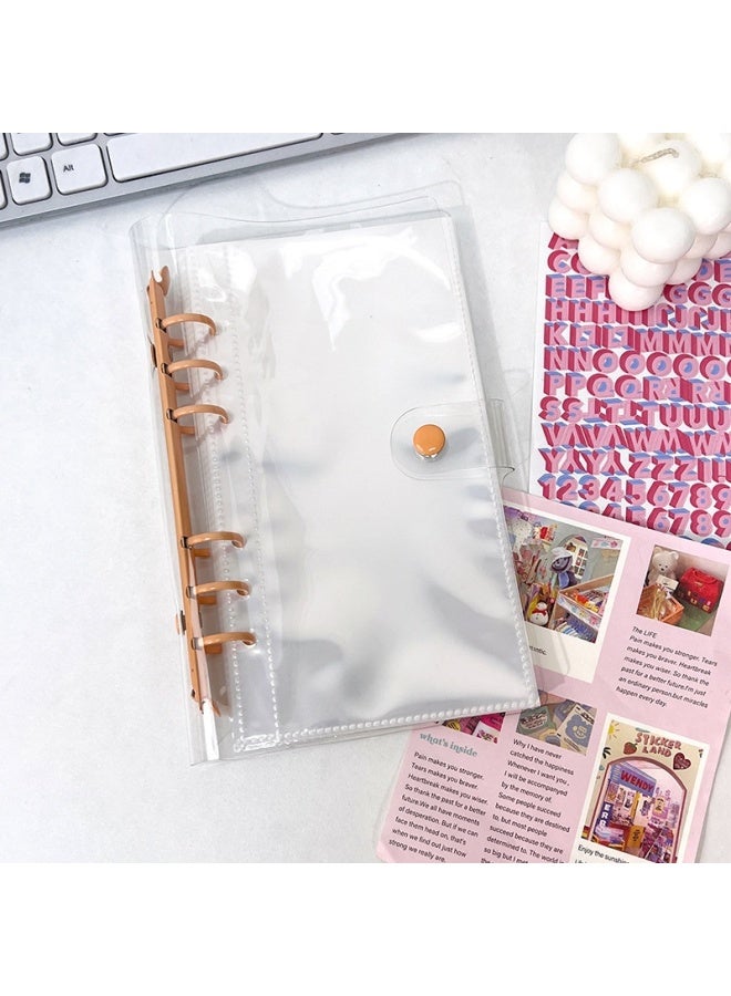 Unity South Korea Polaroid Photo Album A6 Transparent Loose-leaf Couple 3 Inch Photo Love Bean Album Small Card Sticker Storage Book - Image 1