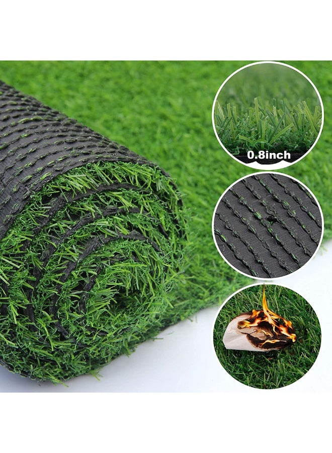 LINGWEI Artificial Grass Carpet 2m x 1m Premium Fake Grass Turf for Balcony, Garden, Patio - Image 5