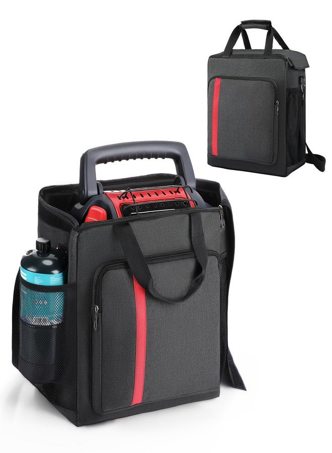 Dreyoo حقيبة حمل سخان محمول من دريو، متوافقة مع جهاز Mr. Heater MH9BX، حقيبة حمل سخانات البروبان المقاومة للماء مع جيوب متعددة، بطانة داخلية كاملة، مقبض وحزام كتف، لون أسود، حقيبة فقط - Image 1